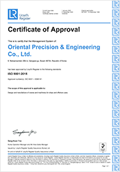 ISO9001 2015(by LRQA)